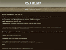 Tablet Screenshot of drsamlee.com